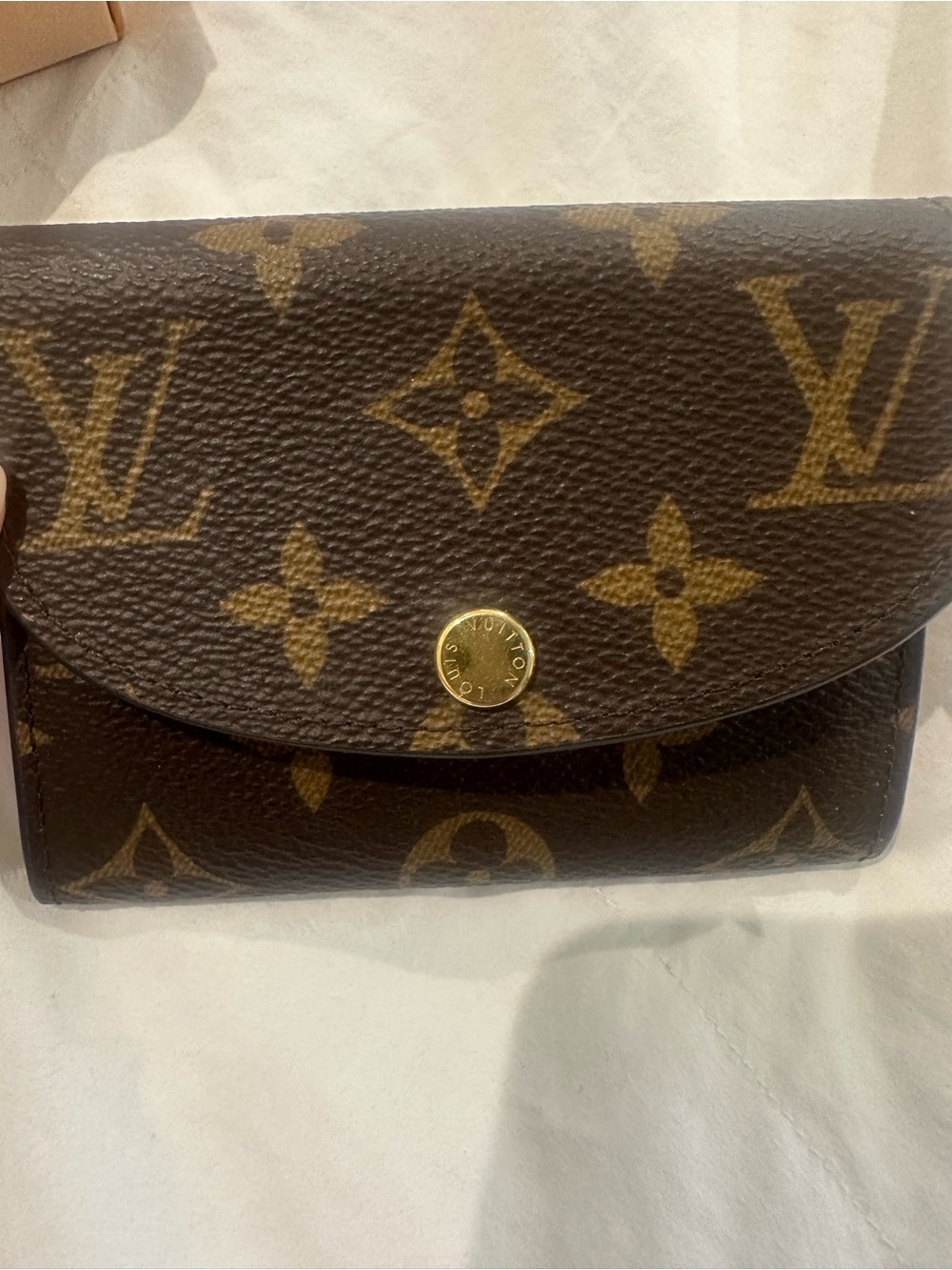 Louis Vuitton Brown Monogram Key & Card Holder with Gold-Tone Snap - Picture 11 of 11